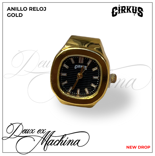 ANILLO RELOJ GOLD