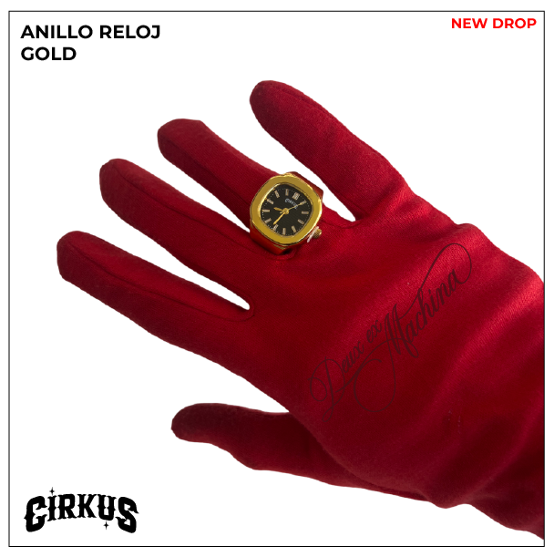ANILLO RELOJ GOLD