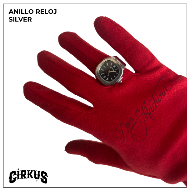 ANILLO RELOJ SILVER